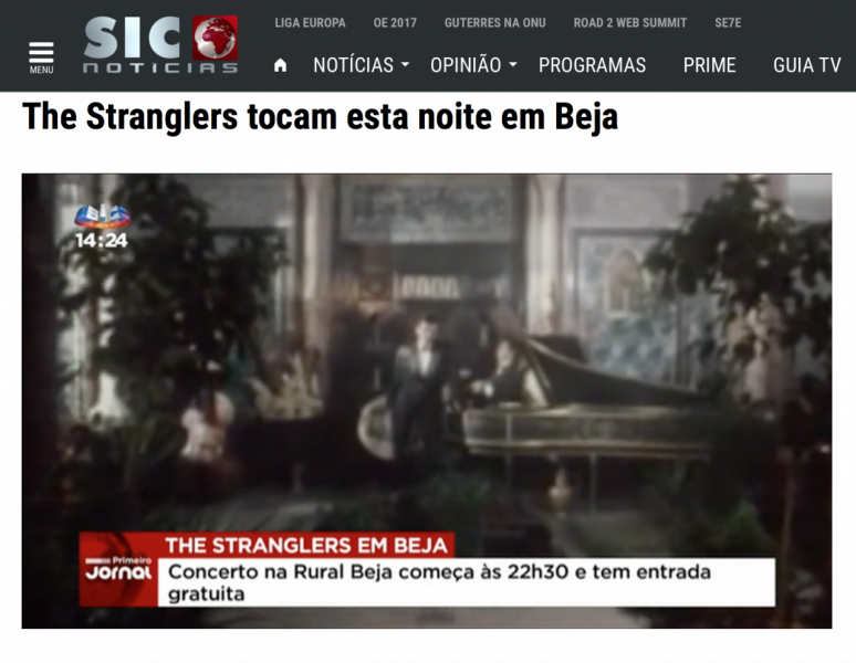 The Stranglers tocam esta noite em Beja