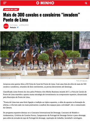 Mais de 300 cavalos e cavaleiros “invadem” Ponte de Lima