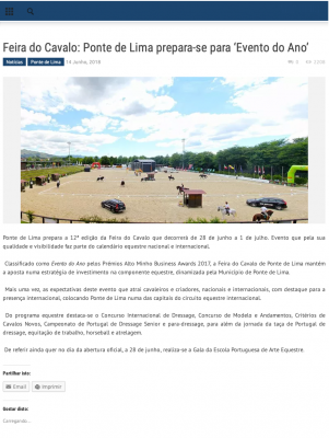 Feira do Cavalo: Ponte de Lima prepara-se para ‘Evento do Ano’