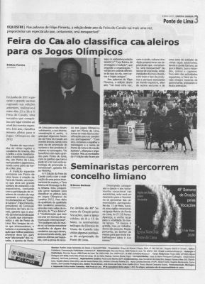 FEIRA DO CAVALO CLASSIFICA PARA OS JOGOS OLÍMPICOS