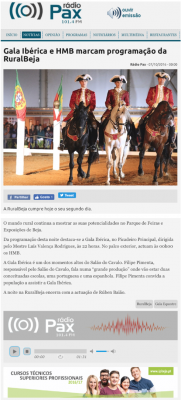 Gala Ibérica e HMB marcam programação da RuralBeja